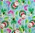 Holiday Home 40 Inch Tropical Santa Gift Wrap Roll Perspective: top