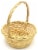 Holiday Home Easter Split Willow Basket - Natural Perspective: top