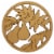 SDS for HD Designs Harvest Matte Antique Brass Trivet Perspective: top