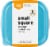 Smart Way™ BPA-Free Plastic Small Square Food Storage Container - 5 pack Perspective: top