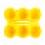 OfficeWorks 6 Cup Caddy - Yellow Perspective: top