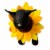 Holiday Home Medium/Large Sunflower Pet Neck Band Perspective: top