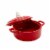 Holiday Home Red Tree Casserole Dish with Lid Perspective: top