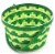 Holiday Home Easter Two Tone Bamboo Basket - Green Perspective: top