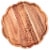 Sewing Down South 13 Inch Scalloped Footed Wood Board Perspective: top