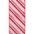 Holiday Home 2.5" Red / Pink Candy Cane Stripe Wire Edge Christmas Ribbon Perspective: top