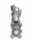 Holiday Home® Christmas LED Stacked Snowman Holiday Décor Perspective: top