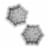 Holiday Home Metal Mini Bakeware Pans - Snowflake Perspective: top