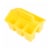 OfficeWorks 4-Compartment Caddy - Yellow Perspective: top