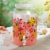 Everyday Living Drink Dispenser with Ice Cubes – Tropical Floral Perspective: top