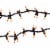 Holiday Home® 9' Orange Ceramic Halloween Garland Lights 150 ct Perspective: top