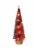 Holiday Home Bottle Brush Christmas Tree with Light Christmas Décor - Red Perspective: top