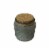 HD Designs Glass Sea Salt Citronella Candle - Grey Perspective: top