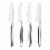 Dash of That® Banff Dinner Knives Perspective: top