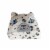 Holiday Home Hooded Throw - Snow Leopard Perspective: top