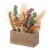 Holiday Home Faux Floral Table Decor Perspective: top