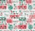Holiday Home 30 Inch Holiday Text Gift Wrap Roll Perspective: top