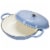 Dash of That® Braiser with Lid Enameled Cast Iron - Blue Perspective: top