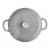 Dash of That® Braisier with Lid Enameled Cast Iron - Gray Perspective: top