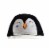 Holiday Home Hooded Throw Penguin Perspective: top