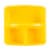 OfficeWorks Three Compartment Caddy - Yellow Perspective: top