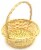 Holiday Home Easter Split Willow Basket - Natural Perspective: top