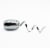 Holiday Home® Curl Ribbon - Silver Perspective: top