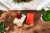 Holiday Home Winter Wishes Red Mega Bow Perspective: top