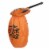 Holiday Home Halloween Orange Pumpkin Loot Scoop Treat Bag Perspective: top
