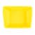 OfficeWorks Plastic Book Bin - Yellow Perspective: top