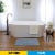 HD Designs Signature Bath Mat - Ashley Blue Perspective: top