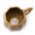 Holiday Home Pumpkin Mug Honey Yellow Perspective: top