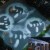 Holiday Home® 8 ct LED Cool White Ghost and Bats Halloween Projection Lights Perspective: top