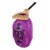 Holiday Home Halloween Purple Loot Scoop Broom Treat Bag Perspective: top