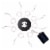 HD Designs Outdoors Solar Micro LED Umbrella Lights - Warm White Perspective: top