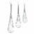 Everyday Living® Wire Whisks set of 3 Perspective: top