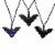 Holiday Home®10 ct Purple LED Wire Bat Halloween Lights Perspective: top
