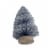 Holiday Home Spiral Flocked Bottle Brush Tree - Blue Perspective: top