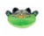 Holiday Home Halloween Day of the Dead Green Skeleton Plush Perspective: top