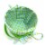 HH 7in Lined Bamboo Basket - Green Perspective: top