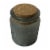 HD Designs Glass Sea Salt Citronella Candle - Grey Perspective: top