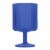 HD Designs Outdoors Poly Pro Ribbed Wine Goblet - Royal Blue Perspective: top