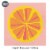 Everyday Living Citrus Dinner Napkin Perspective: top