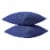 Everyday Living Textured Woven Decorative Pillow - 2 Pack Dark Blue Perspective: top