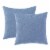 Everyday Living Textured Woven Decorative Pillow - 2 Pack Light Blue Perspective: top