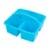 Office Works 3 Compartment Caddy - Light Blue Perspective: top