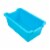 Office Works Plastic Storage Bin - Light Blue Perspective: top