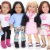 Sophia's 9 Piece Spring Wardrobe Mix and Match Set for 18  Dolls Perspective: top