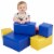 Karma Baby Bundled Kit - 7-Piece Toddler Block Set + Natural Cleaner for Toys and Nursery Perspective: top