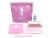 Health Pack PPE Kit (Case of 20 Kits) for School, Student, Kids 6-12 Years - Pink Perspective: top